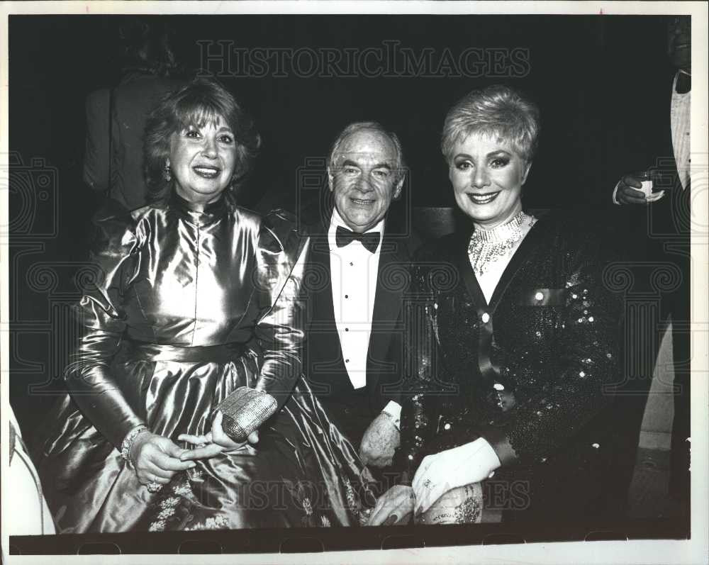 1988 Press Photo lung association, rod burton, charity - Historic Images