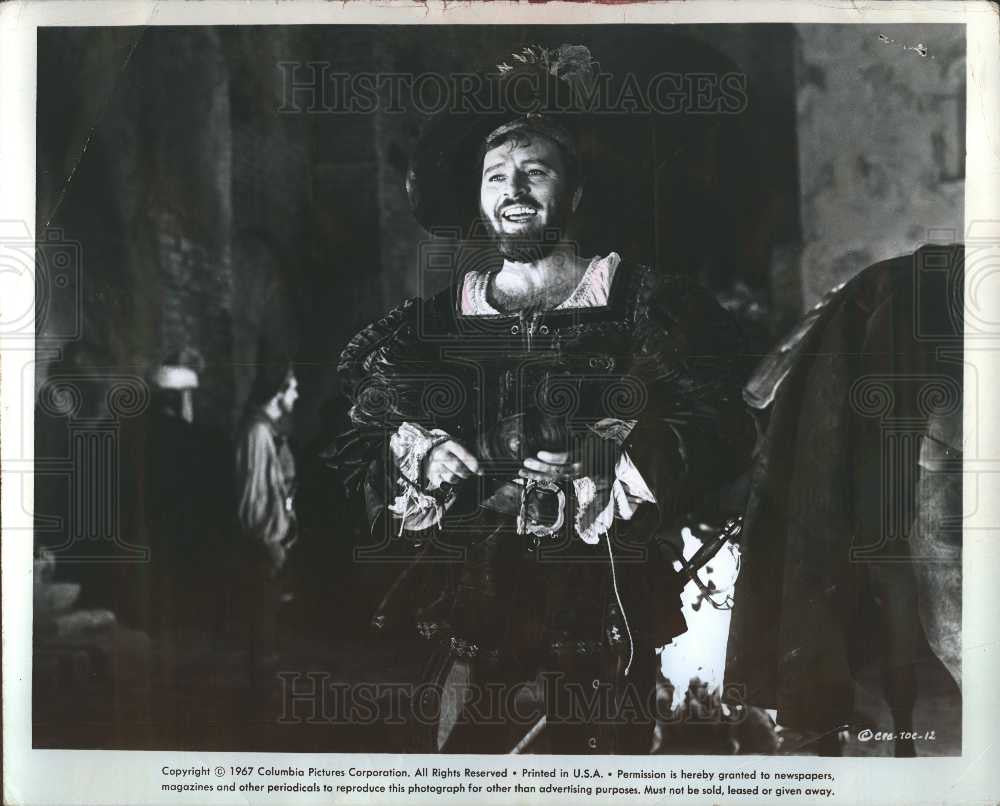 1967 Press Photo Richard Burton Actor - Historic Images