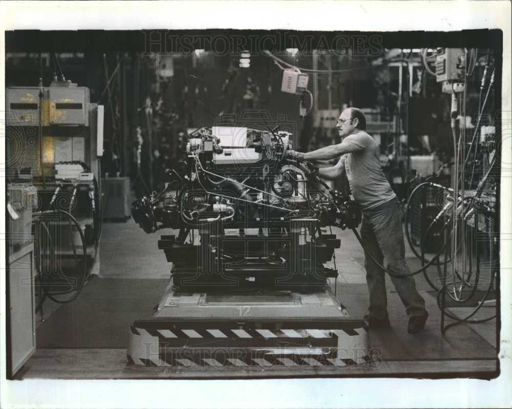 1989 Press Photo GM Poletown plant - Historic Images