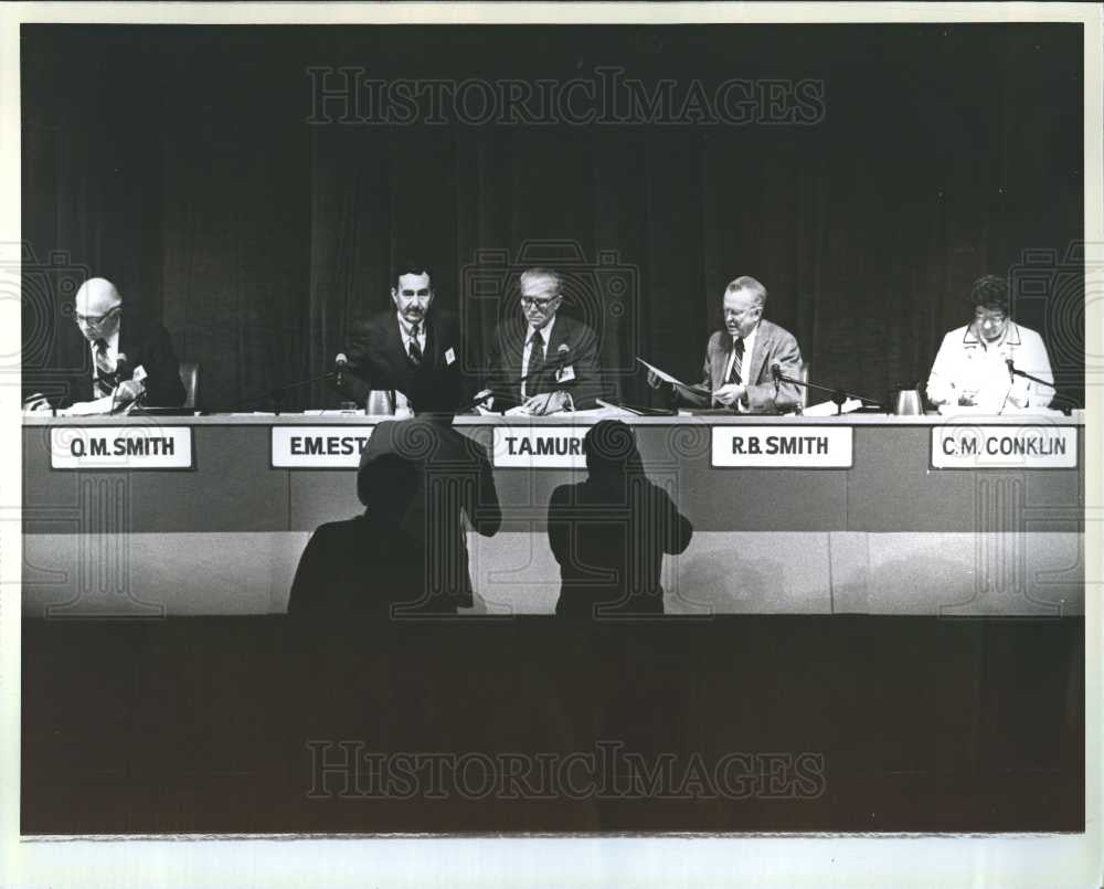 1979 Press Photo General Motors Stakeholders Meeting - Historic Images