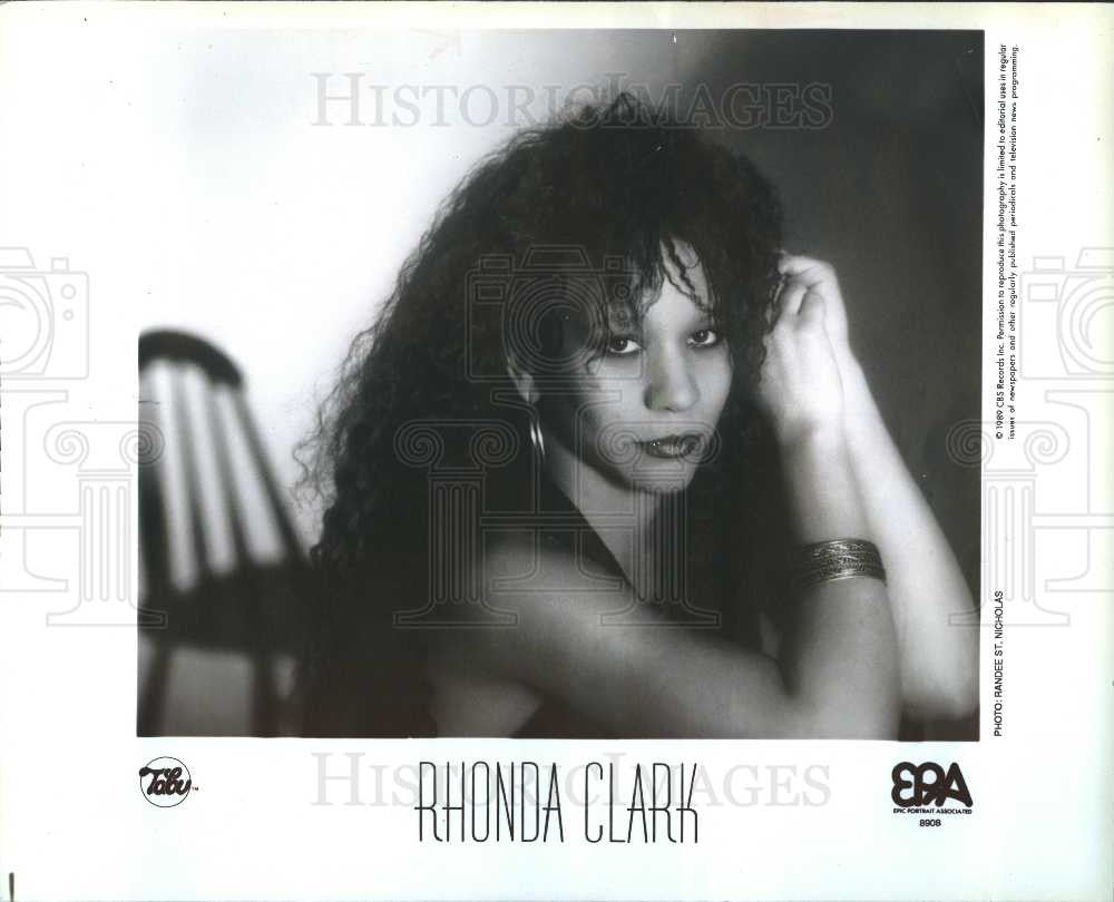 1989 Press Photo Rhonda Clark, Singer - Historic Images