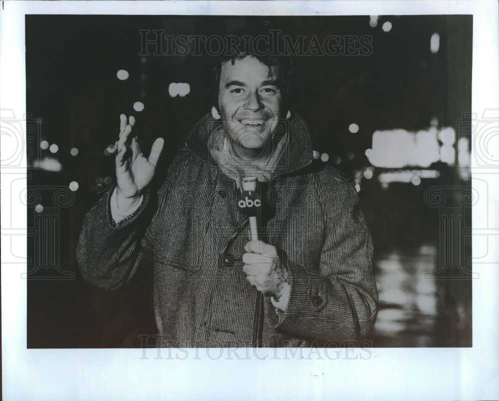 1985 Press Photo Dick Clark ABC New Years Rockin Eve TV - Historic Images