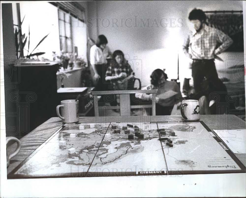 1978 Press Photo Diplomacy game Barry Stein - Historic Images