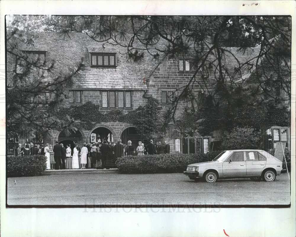 1980 Press Photo Ford mansion Grosse Pointe Shores - Historic Images