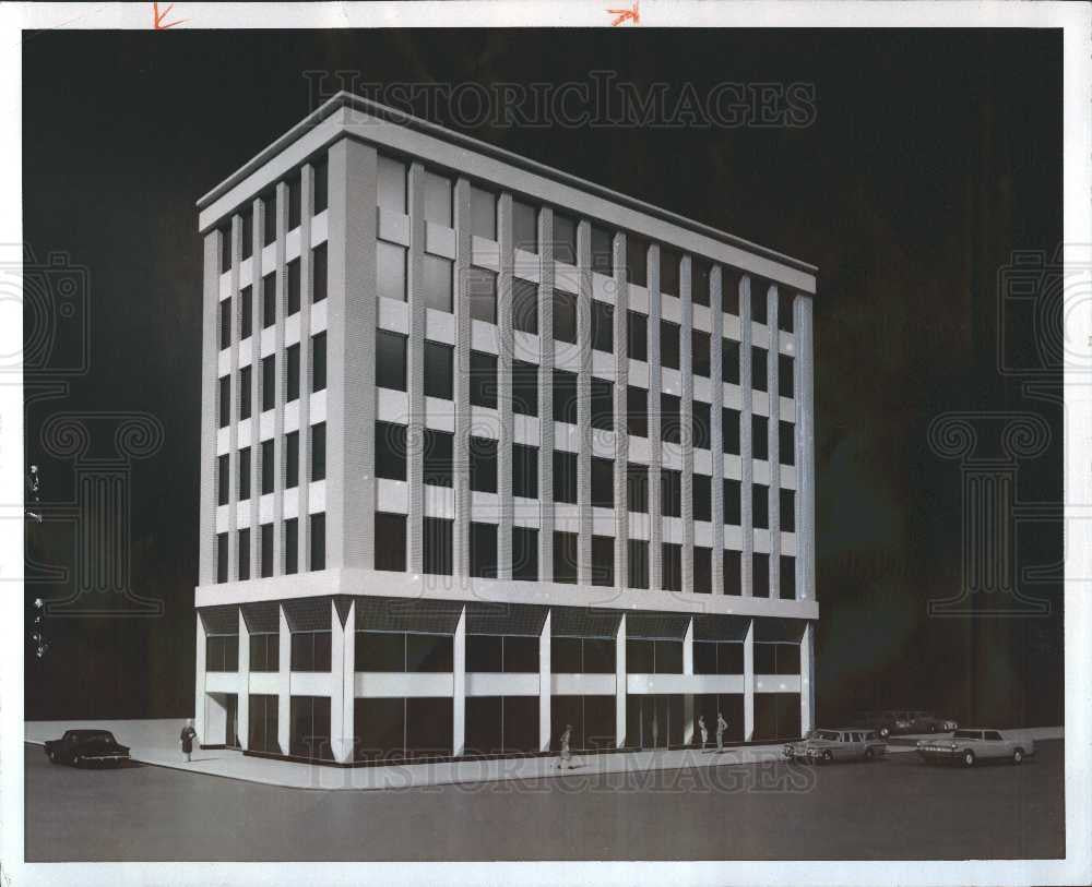 1964 Press Photo Lippman Building, Washington Blvd - Historic Images