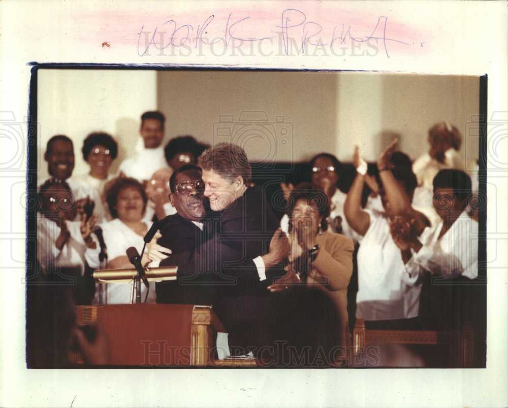 1992 Press Photo Bill Clinton - Historic Images