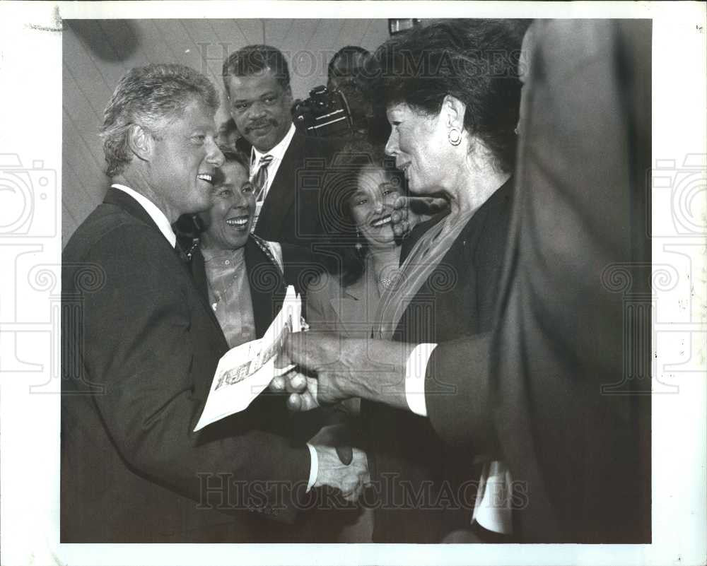 1992 Press Photo Bill Clinton.President, - Historic Images
