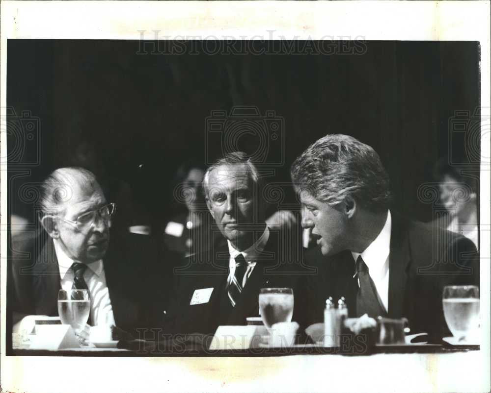 1992 Press Photo clinton  42nd-president u.s - Historic Images