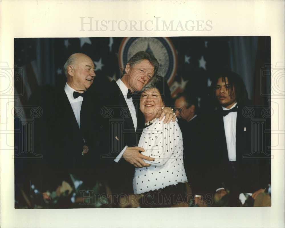 1993 Press Photo Bill Clinton family Brother Roger - Historic Images