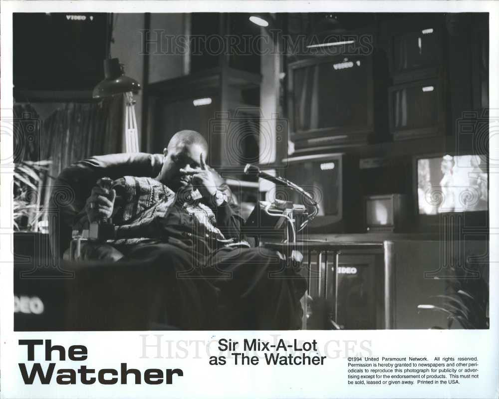 1995 Press Photo Sir Mix-A-Lot The Watcher - Historic Images