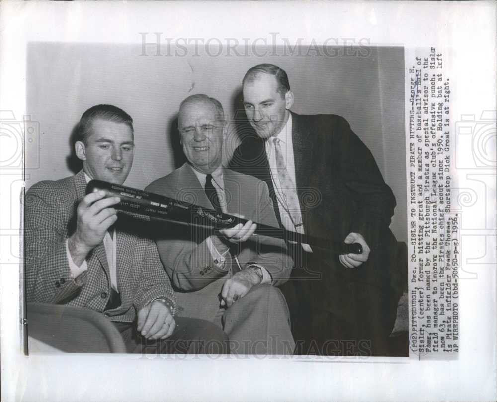 1957 Press Photo George Sisler St. Louis Browns - Historic Images