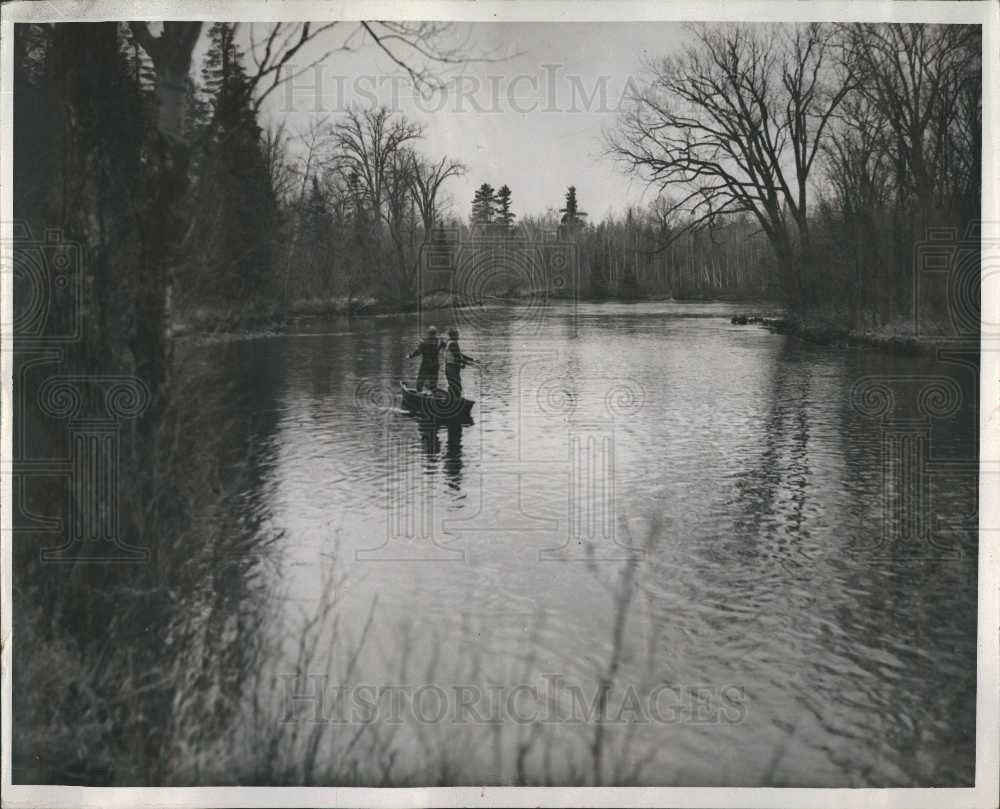 1961 Press Photo fishing - Historic Images