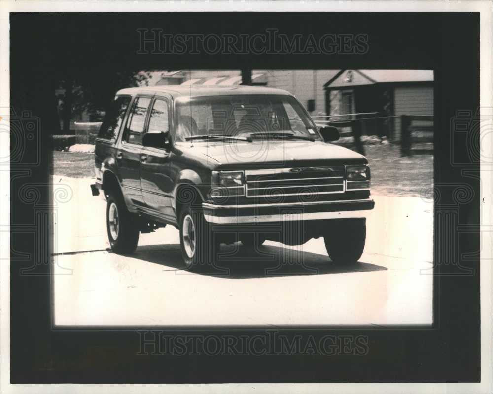 1989 Press Photo Ford redesign Bronco new model truck - Historic Images