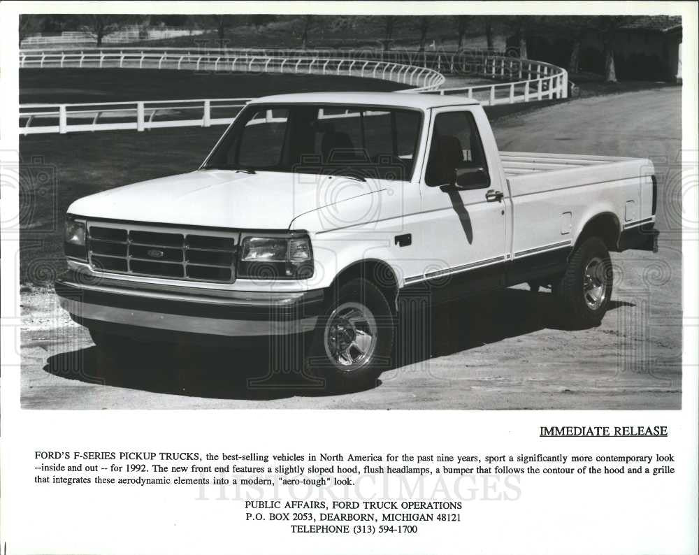 1992 Press Photo ford trucks - Historic Images