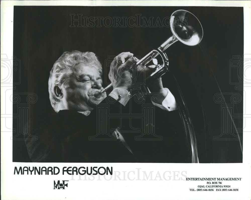 1991 Press Photo Maynard Ferguson jazz musician - Historic Images
