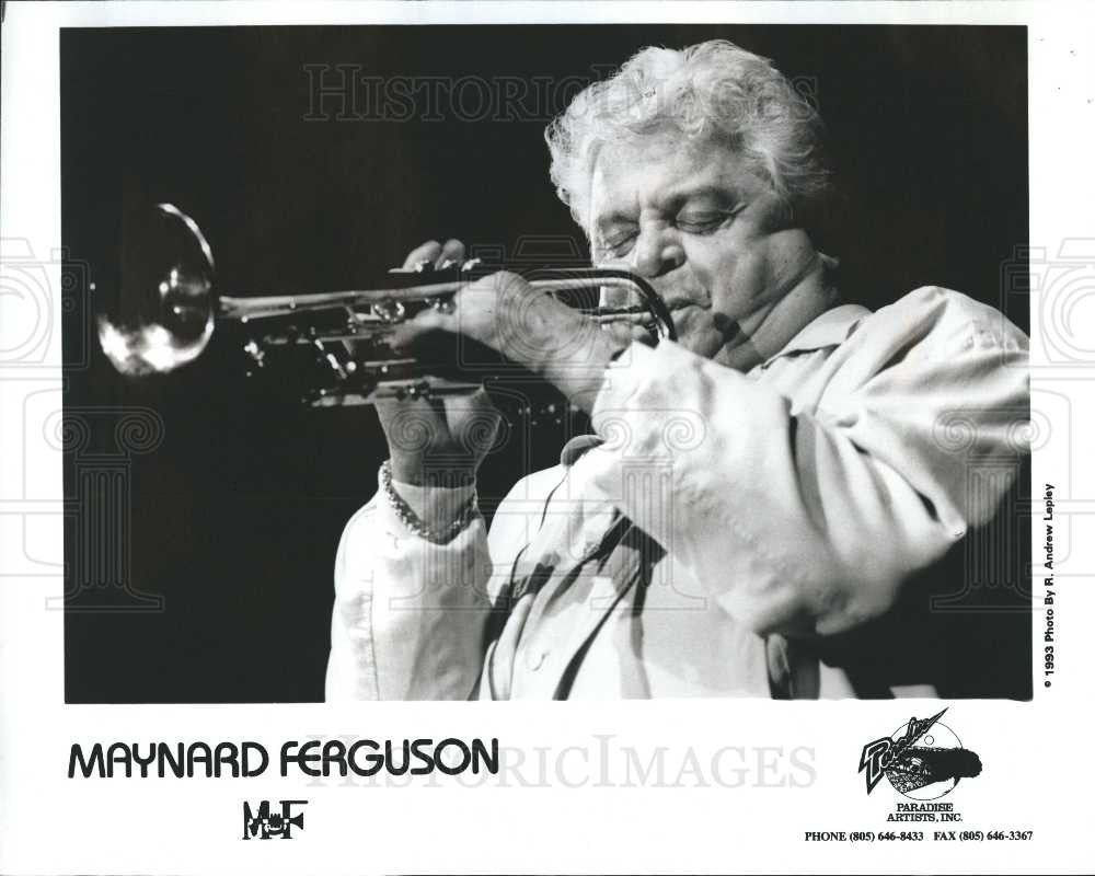 1995 Press Photo Maynard Ferguson Jazz Musician - Historic Images