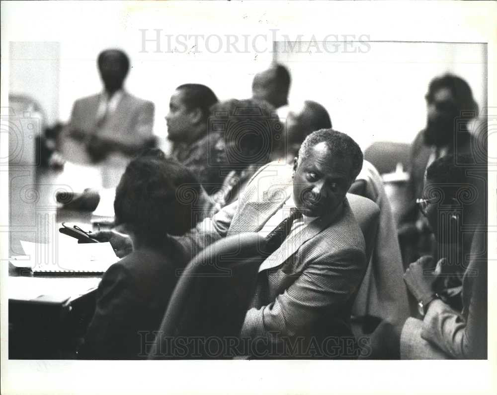 1992 Press Photo Joel Ferguson Detroit Tigers Council - Historic Images