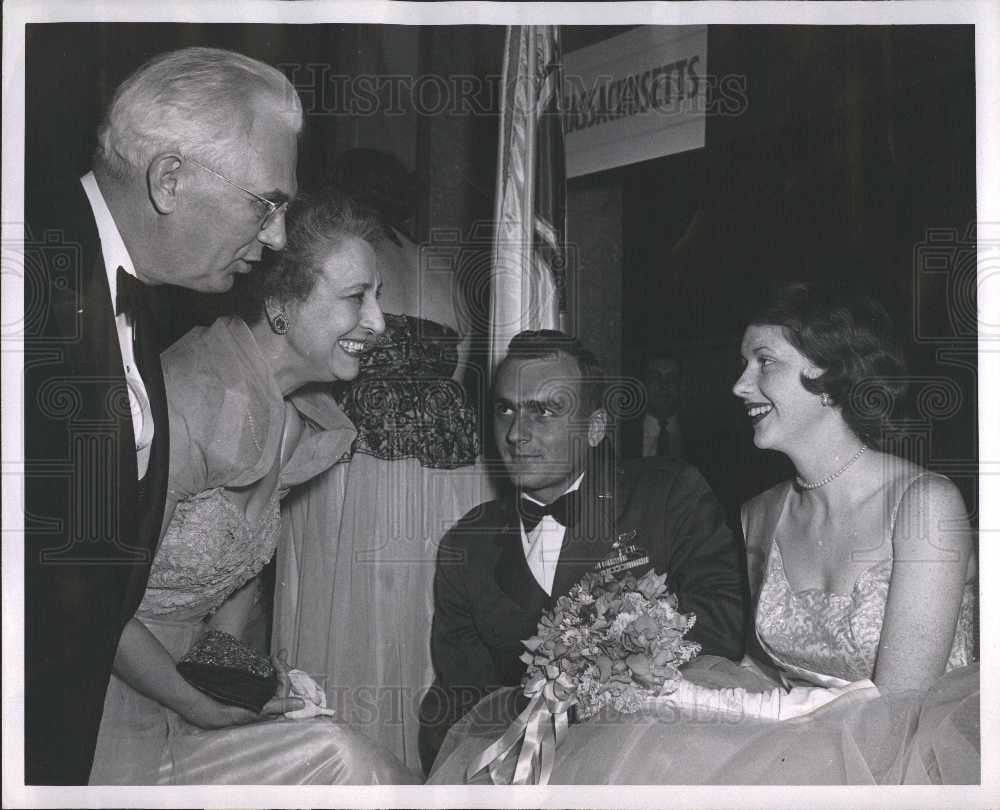1953 Press Photo Senator  Homar Ferguson Reception - Historic Images