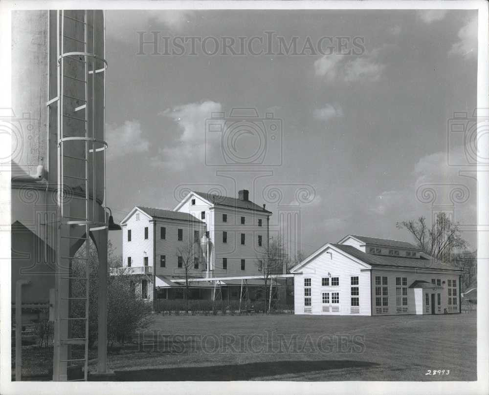 Press Photo Ford Motor, Saybean plant - Historic Images