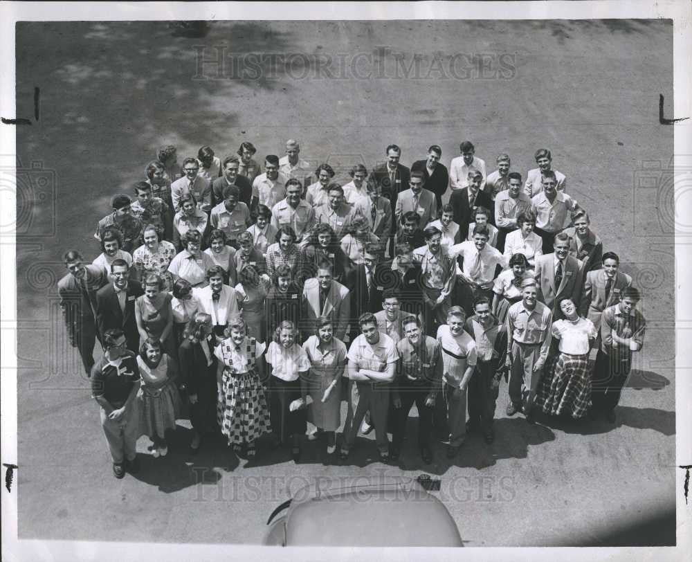 1952 Press Photo FORD SCHOLARSHIP AWARD, - Historic Images