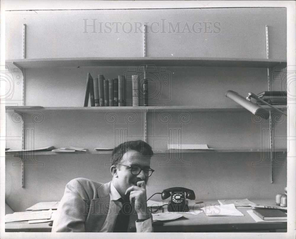 1960 Press Photo William De Witt Snodgrass Pulitzer - Historic Images