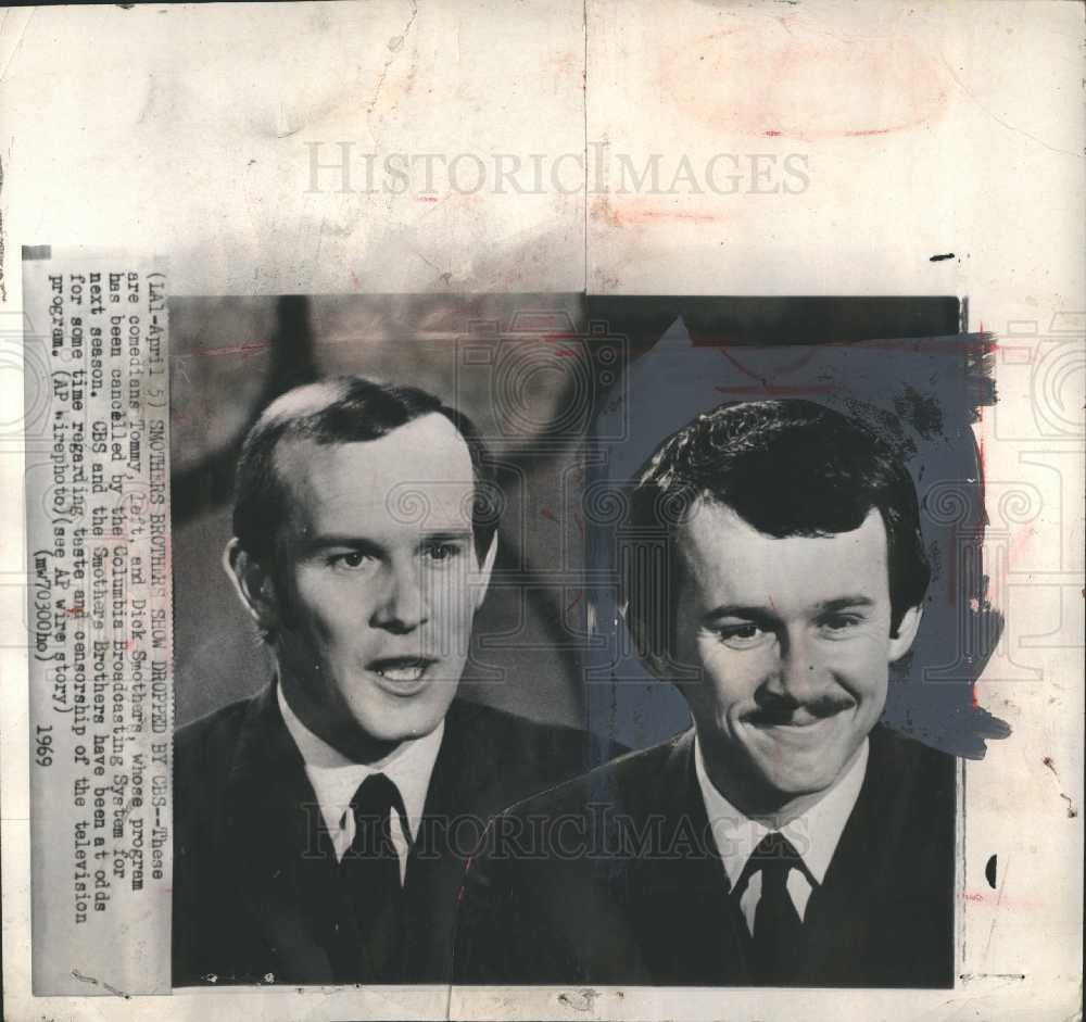 1970 Press Photo Smothers Brothers Singers musicians - Historic Images