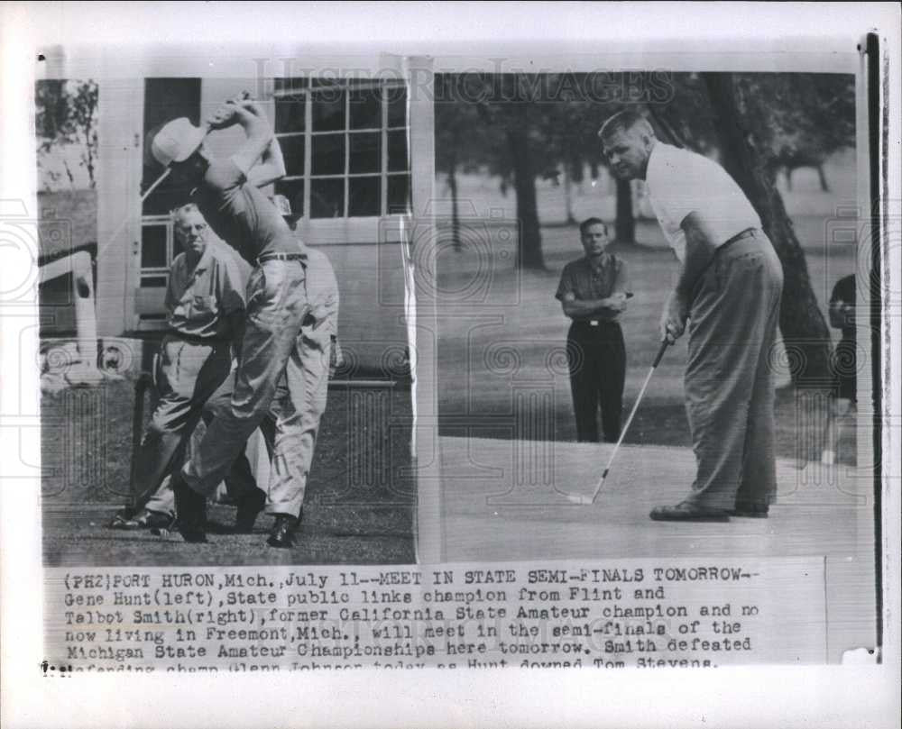 1959 Press Photo Golf Gene Hunt - Historic Images