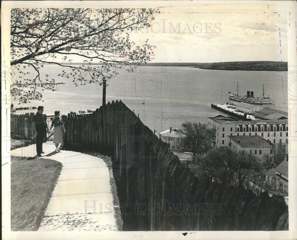 1965 Press Photo Fort Mackinac Michigan Island - Historic Images