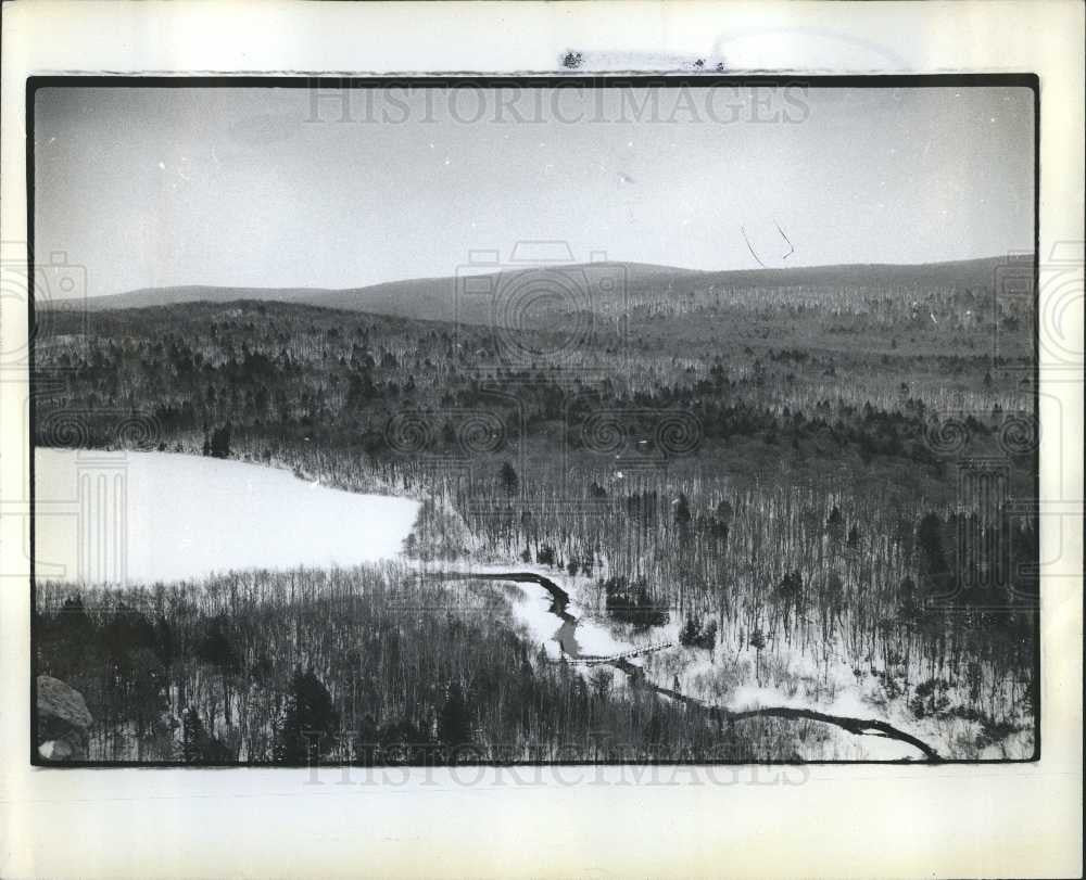 Press Photo Porcupine Mountains Michigan - Historic Images