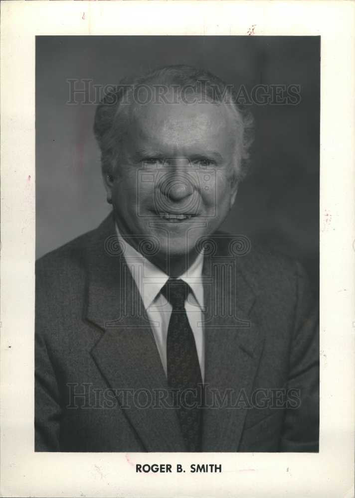 1987 Press Photo Roger Smith General Motors Chairman - Historic Images