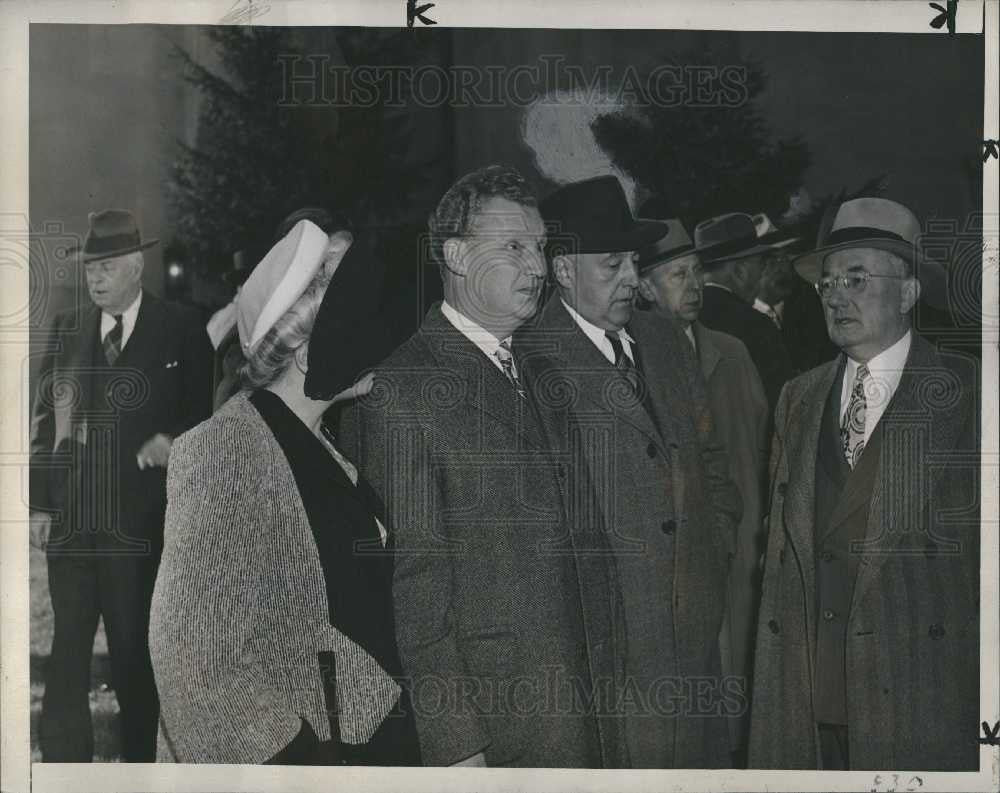 1944 Press Photo Common Pleas Court Ned H. Smith - Historic Images