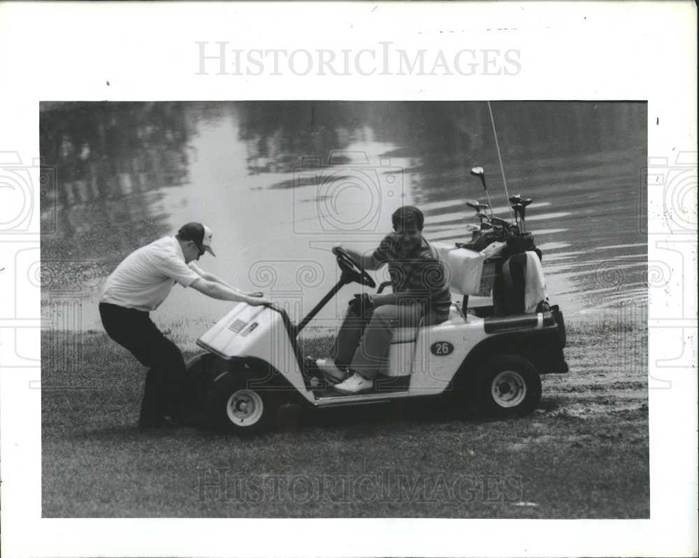 1989 Press Photo Flood - Historic Images