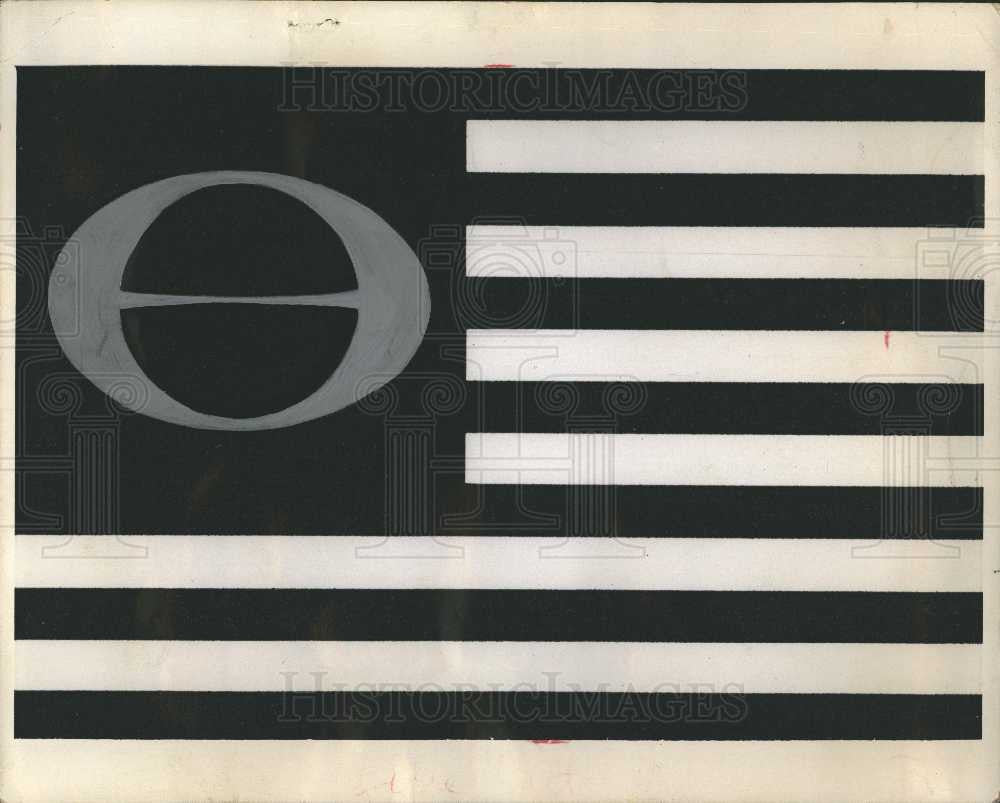 1972 Press Photo FLAG - Historic Images