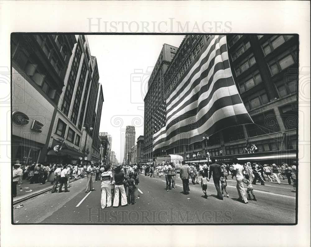 1989 Press Photo flag fabric design - Historic Images