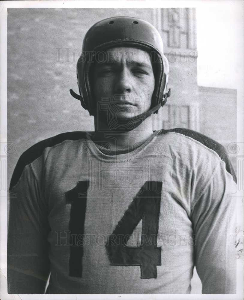 1955 Press Photo football pershing gerald smith - Historic Images