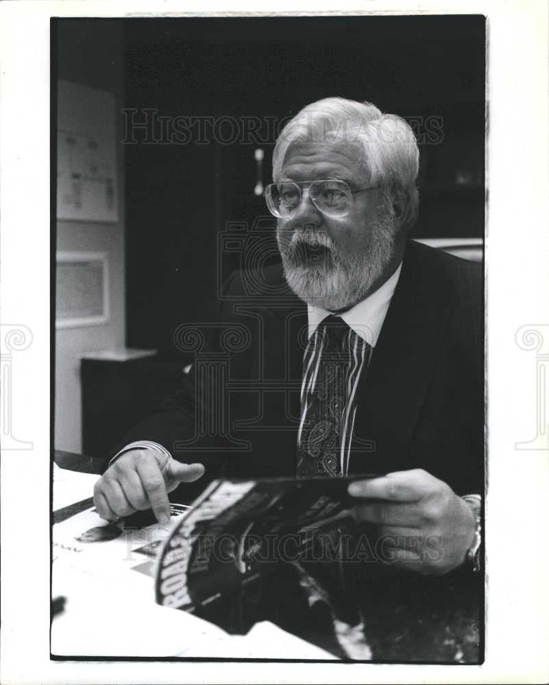 1991 Press Photo Sean Fitzpatrick Vice Chairman - Historic Images
