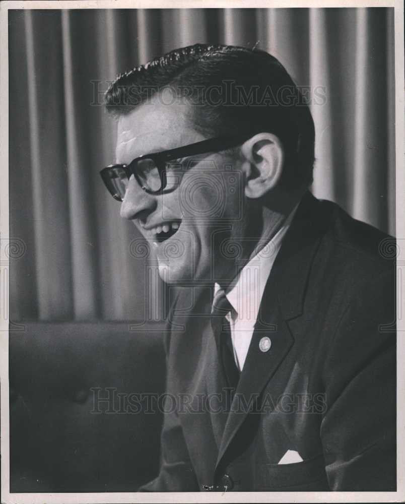 1967 Press Photo Zolton Ferency Lawyer Professor MSU - Historic Images