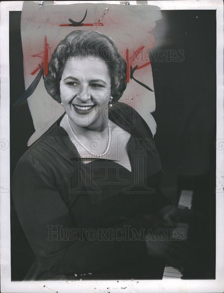 1960 Press Photo Kate Smith singer radio films TV songs - Historic Images