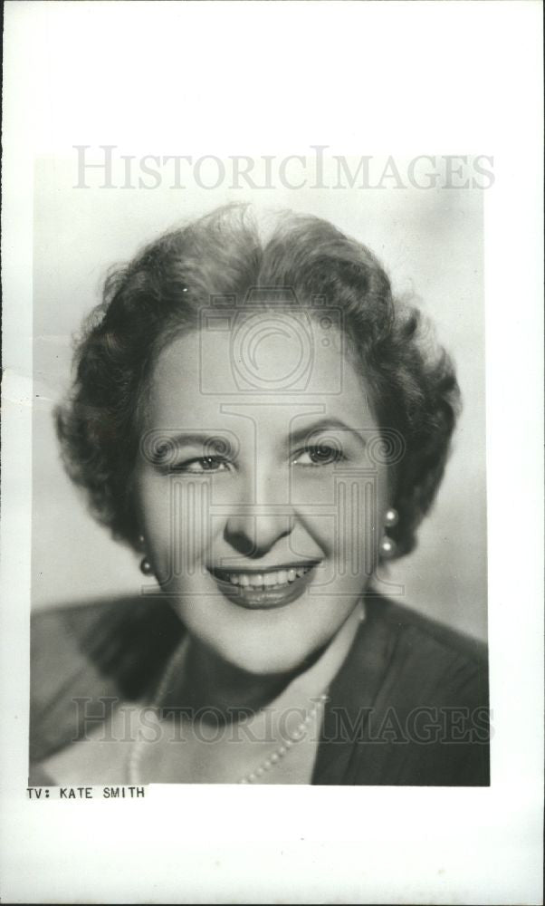 Press Photo Kate Smith Singer Actress 1940s - Historic Images