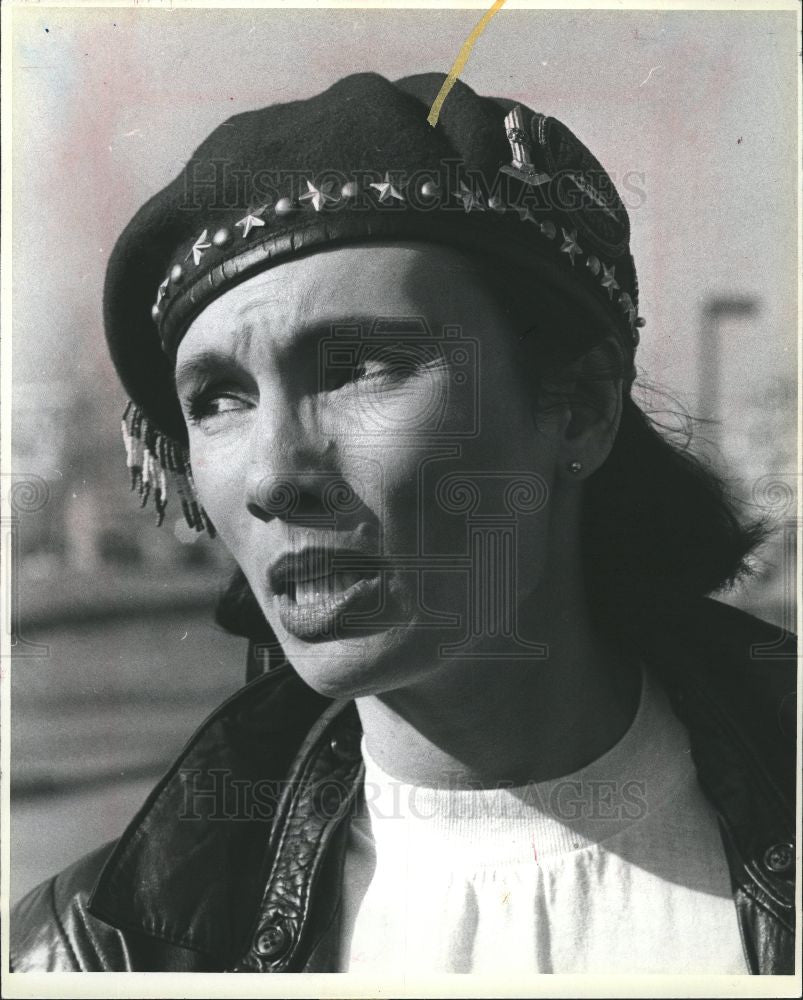 1985 Press Photo Lisa Sliwa Lisa Evers - Historic Images