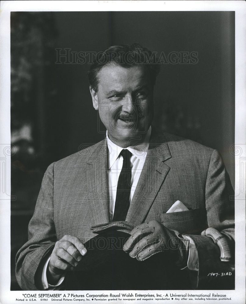 1964 Press Photo WALTER SLEZAK, Actor - Historic Images