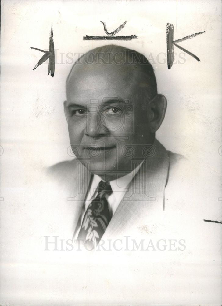1949 Press Photo George M. Slocum Publisher Automotive - Historic Images
