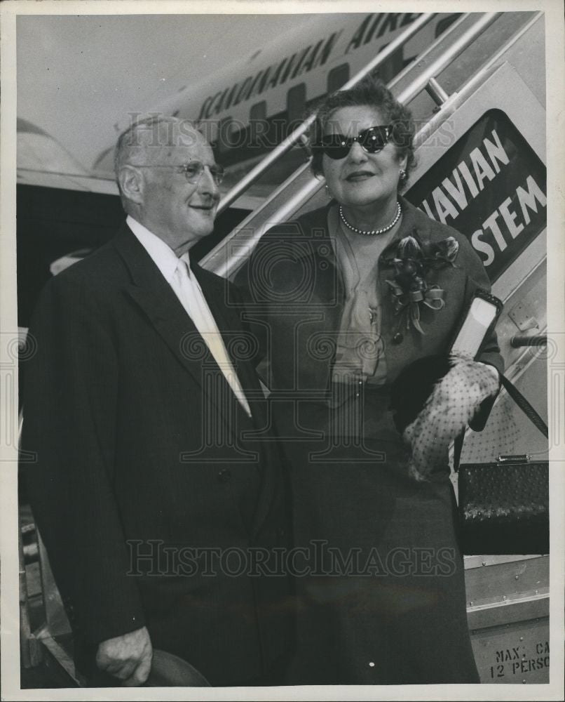 1958 Press Photo Mrs. George Slocum Michigan - Historic Images
