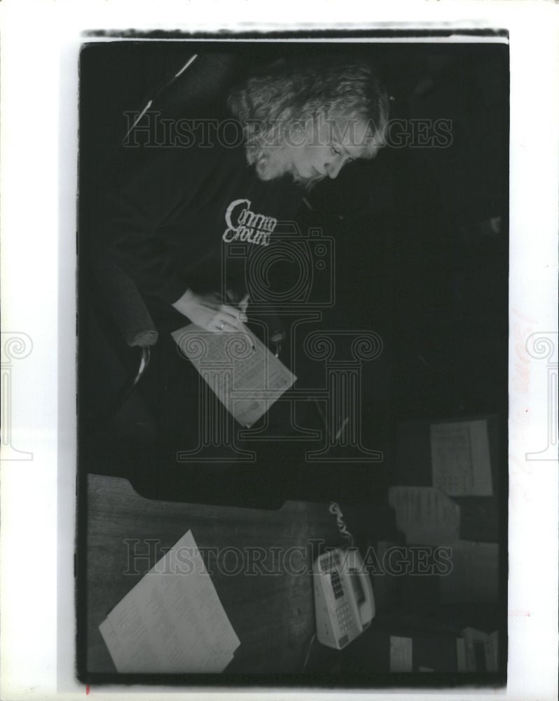 1991 Press Photo Jo Ann Smith Common Ground crisis - Historic Images