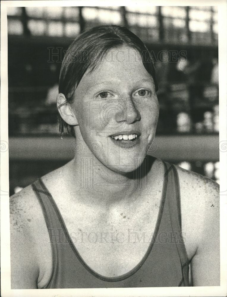 1968 Press Photo Jill Slattery Olympic Swimming Ireland - Historic Images