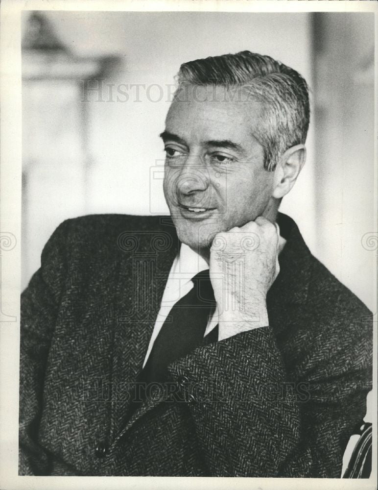 1962 Press Photo Howard K. Smith News Anchor - Historic Images