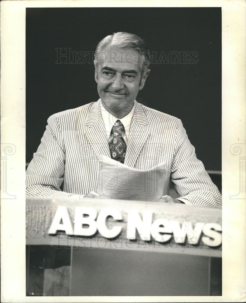1974 Press Photo Howard K. Smith actor - Historic Images