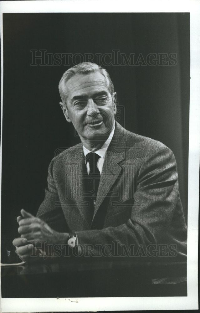 1969 Press Photo Howard K. Smith  journalist - Historic Images