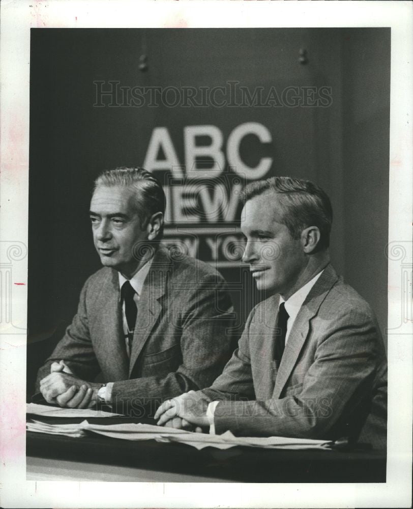 Press Photo Howard K. Smith News anchor - Historic Images