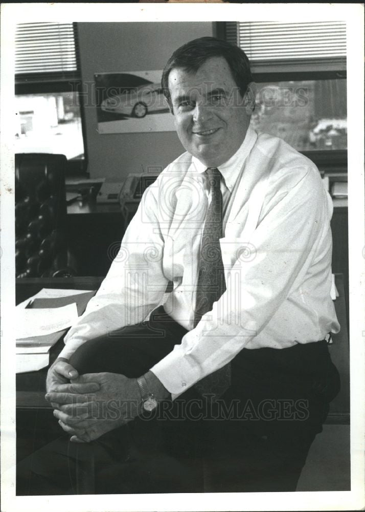 1992 Press Photo John F. Smith, Jr chairman CEO GM U.S. - Historic Images
